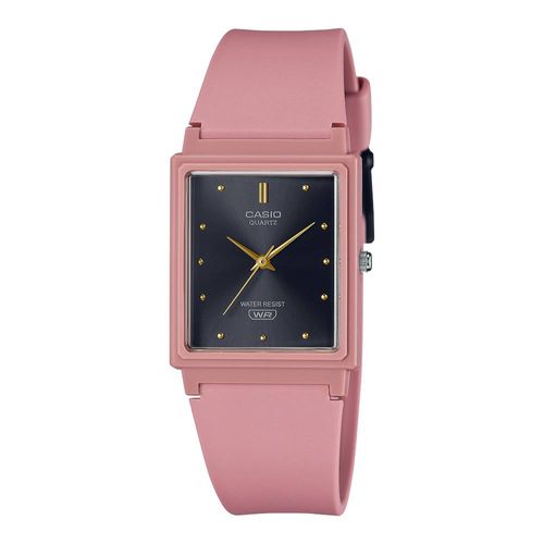 Relógio Casio Feminino Ref:Mq-38uc-4adf Analógico Retangular Bege