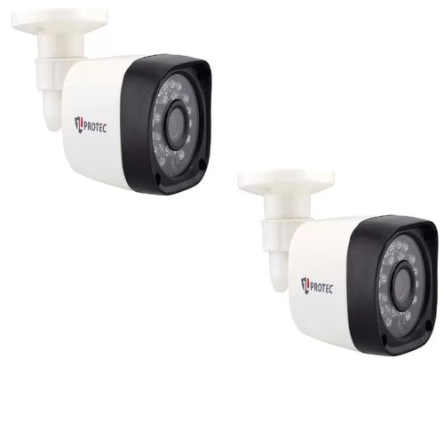 kit 2 Câmera De Segurança Externa Hd 1080p 2mp M 20 Metros Bullet