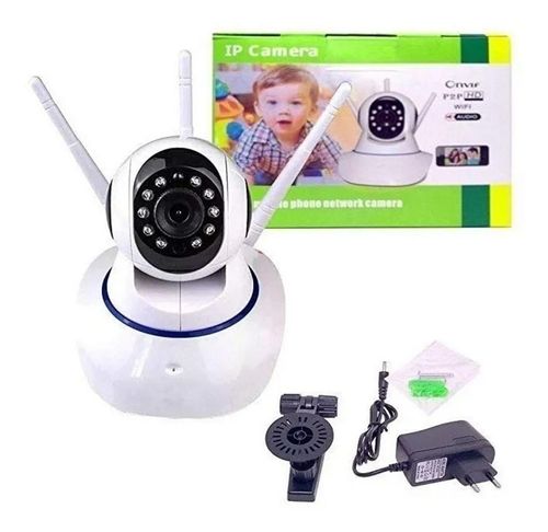 Babá Eletrônica Câmera Wifi Visão Noturna microfone S/fio