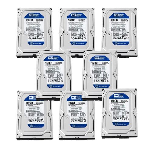 Kit 8 HD Disco rigido interno de 160gb