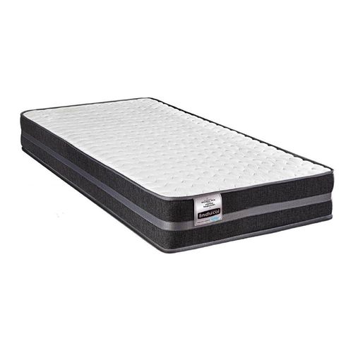 Colchão Solteirão Bogotá 96x203cm Molas Ultralastic Softgel Inducol Cr446b Branco/grafite Branco/grafite