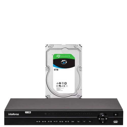 Dvr 32 Canais Intelbras Multi-hd Mhdx 1232 Com Hd 6 TB