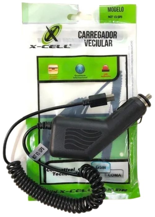 Carregador Veicular Mini V3 5v 2a v3/gps Xcell - XCELL