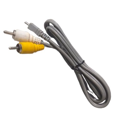 Cabo AV RCA para Mini USB 8 Pinos Preto p/ nikon