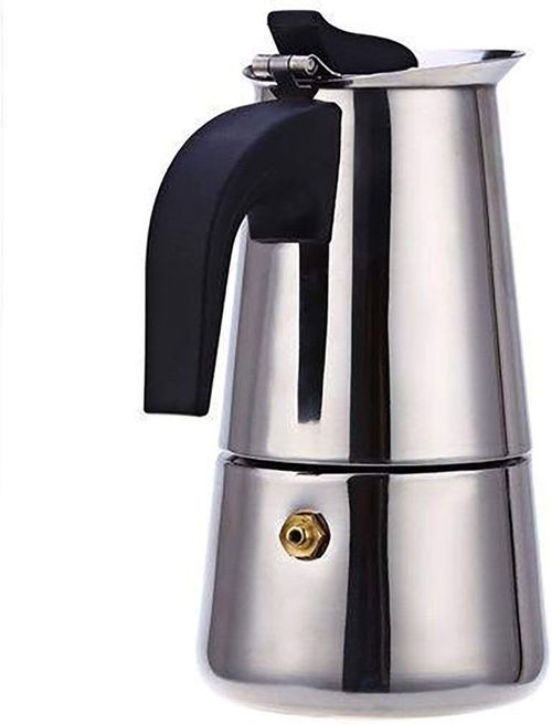 Cafeteira Italiana Aço Inox 4 Xícaras 200 ML