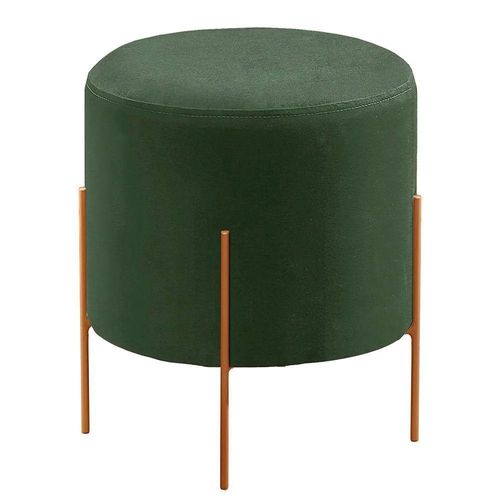 Conjunto 2 Puffs Luxo Odim Castellar Móbile Verde