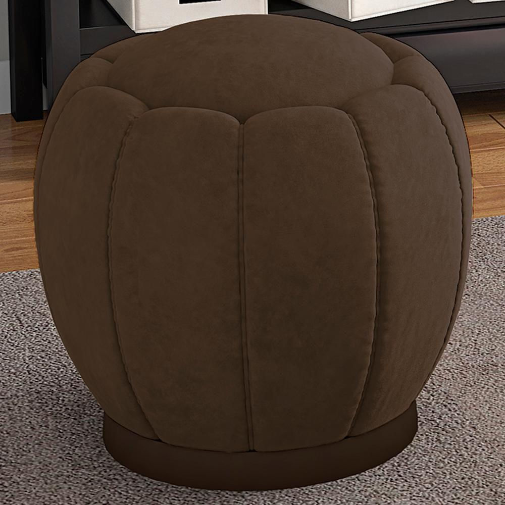 Puff Puf Para Sala Base Metal Tull Veludo Sl 942 Peer Sl 942