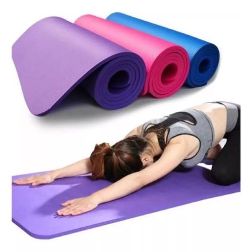 Tapete para Yoga e Exercícios Antiderrapante em PVC Leve Portátil para Pilates Yeet