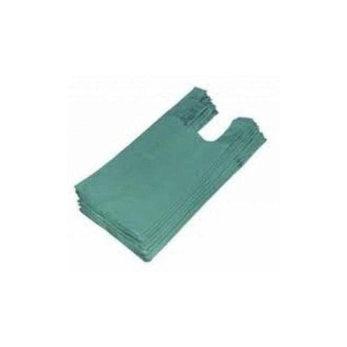 Sacola Plástica Reciclada Alça Camiseta 60x80 Pacote 5kg Verde Marca Verde