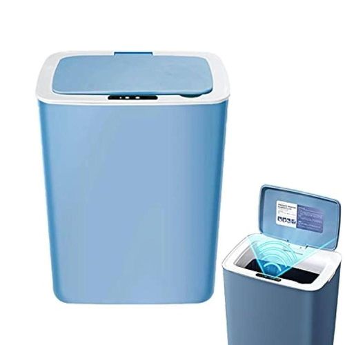 Lixeira Automática Inteligente 14L com Sensor para Cozinha e Banheiro Azul