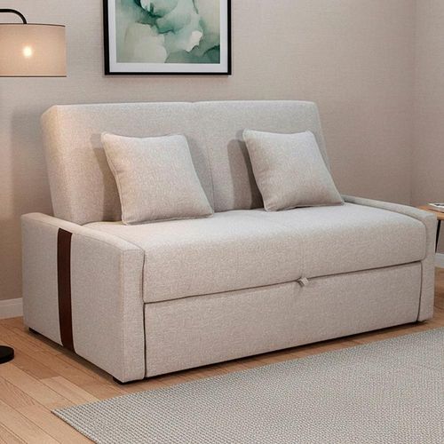 Poltrona Descanso Nayara Decorativa Corino Sintetico Bege Matrix