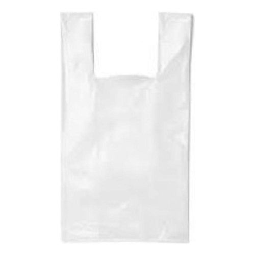 Kit de Sacolas Plásticas 25x35 e Recicladas 30x40 para Comércio Branco
