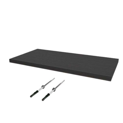 Prateleira Firenze Sup. Invisivel 100x20cm Nerello - Dicarlo