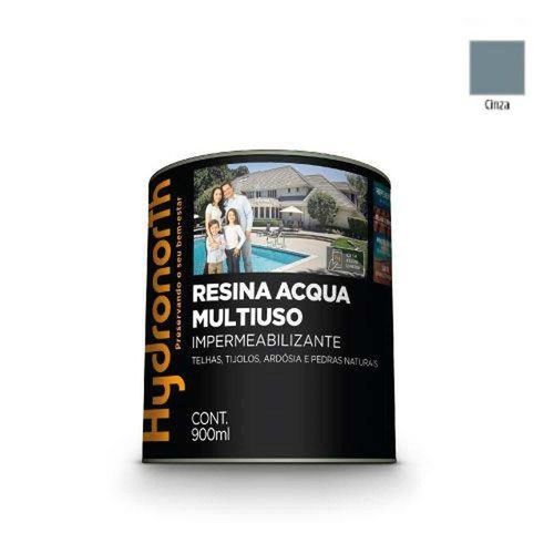 Resina Multiuso Acqua Color Cinza 900ML com Acabamento Resistente para Diversas Superfícies