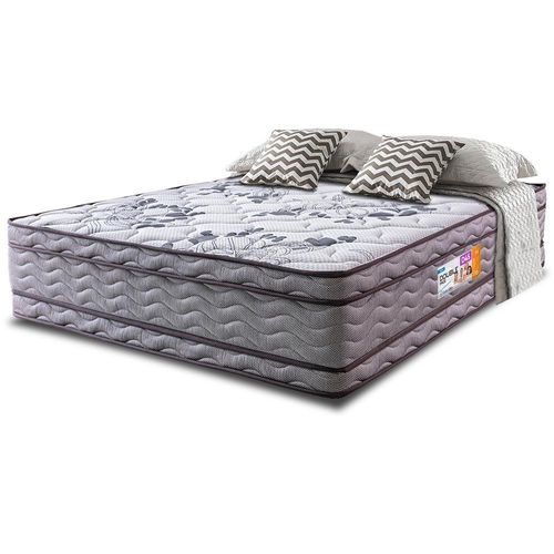 Colchão Casal Ortopédico Double Face Espuma D45 Cinza