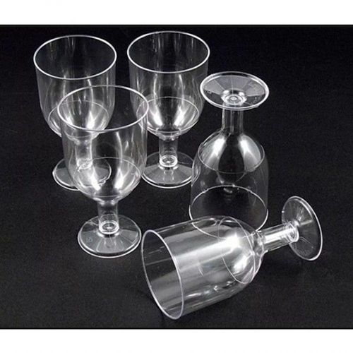 Mini Taça Descartável Acrílico 50ML com 40 Unidades Transparente Higipack