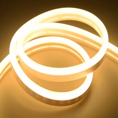 Fita de LED Mangueira Neon Mangueira Silicone 100% Flexível 5m Branco Quente OEM