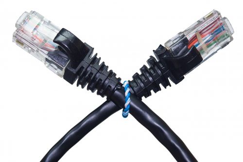 Patch Cord Cat5e Cabo de Rede RJ45 Preto 1,5 Metros