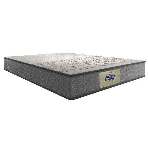 Colchão Casal Molas Gazin Flora Cinza/branco 138x188x22cm Até 110 Kg Por Pessoa Cinza