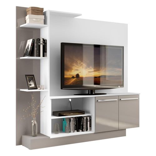 Home Theater Denver até 55" Branco Acet Lacca Multimóveis