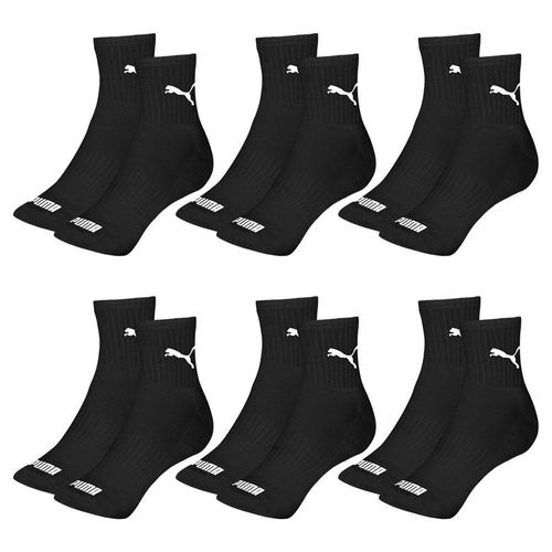 Kit 6 Pares de Meias Puma Cano Médio Esportiva Masculino