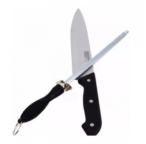 Kit para Churrasco Chaira 7,5" e Faca Inox 8" Cabo Plastico