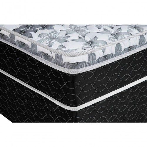 Cama Box + Colchão Castor King Class One Face Tecnopedic 193x203x52cm