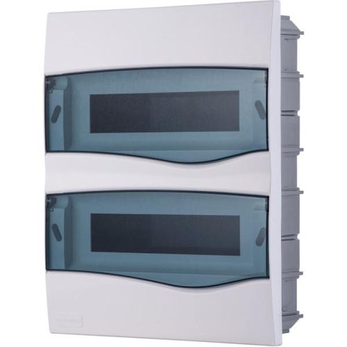 Quadro de Distribuição de Embutir 24 DIN ou 16 NEMA Tramontina com Porta Transparente