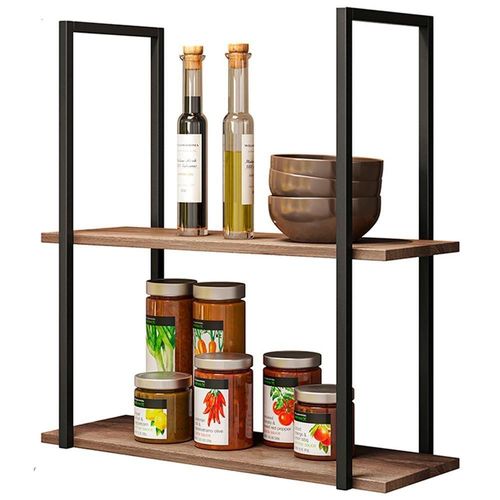 Prateleira Estilo Industrial Aurum Demolicao Preto