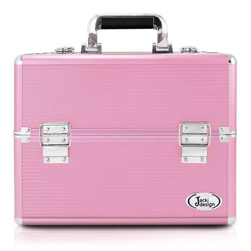 Maleta Profissional De Maquiagem Jacki Design - Rosa