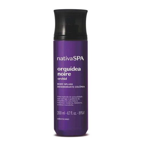 Body Splash Nativa Spa Orquídea Noire 200ml O Boticário
