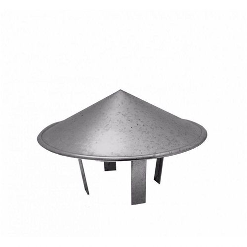 Chapéu Chinês Galvanizado Para Dutos 30 Cm Diâmetro Topo De Chaminé