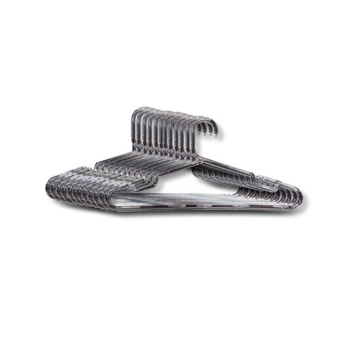 Kit 100un. Cabide Juvenil Cavado Tradicional Cristal