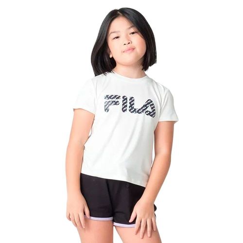 Camiseta Fila Letter Slim Infantil