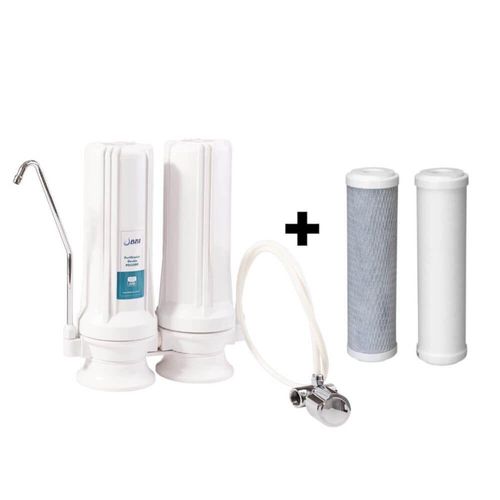 Purificador De água Bbi Double 230 Filtro Agua Multi 1500 + Reposição Refil Extra Cor Branco