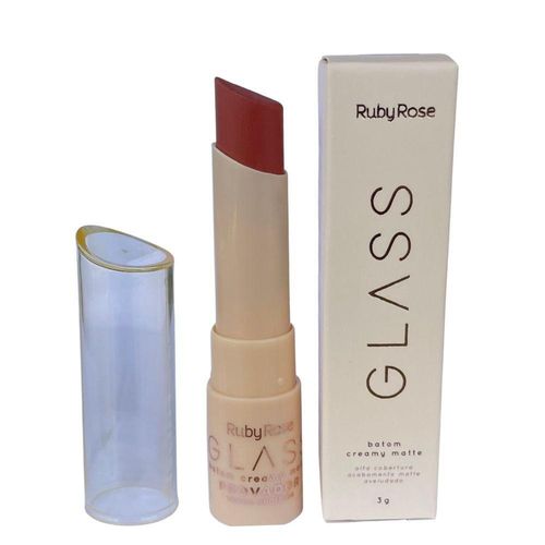 Ruby Rose Batom Creamy Matte Glass Hbf5671 3g Gl03 - Acabamento Refinado