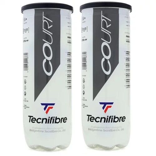 Kit Bola Tenis C 6 Unidades Tecnifibre Court Performance
