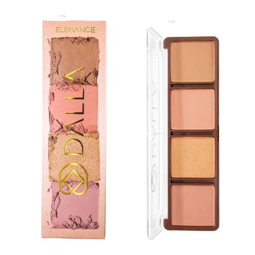 Dalla Paleta De Blush Contorno E Iluminador Elegance 14g