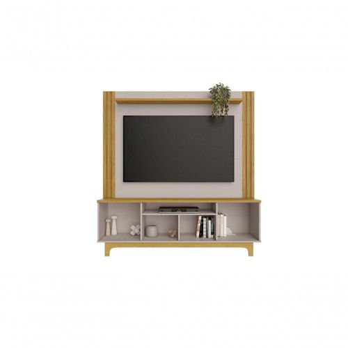 Estante Home Para Tvs De Ate 65 Polegadas Balsamo Candian - Jcm Movelaria Nature-off White