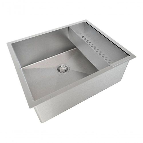 Cuba Inox Embutir Dupla Moderna 400X400 C/Escorredor.