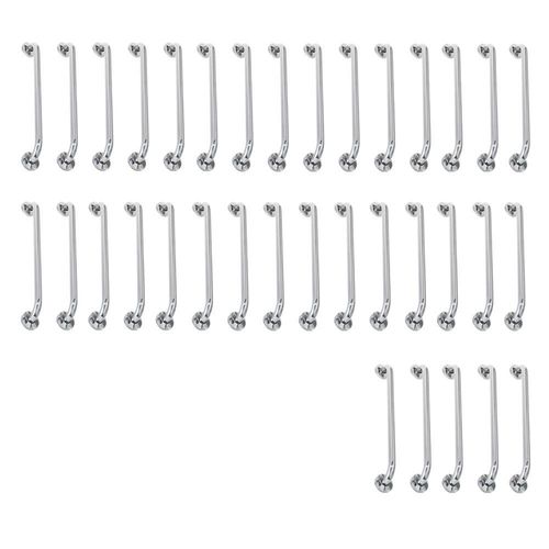 Alça De Apoio 80cm Barra Inox Kit 34 Unidades Cadeirante Idoso Gestante Acessibilidade Banheiro Box