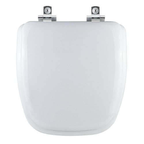 Tampa De Vaso Almofadado Soft Close City Branco Para Bacia Celite