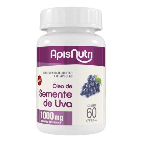 Óleo De Semente De Uva 1000mg (60 Caps) - Padrão: único
