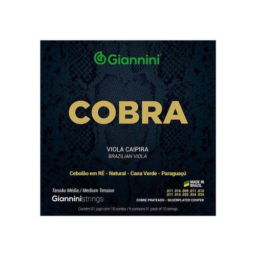 Encordoamento Viola Aco Cobra Gesvm