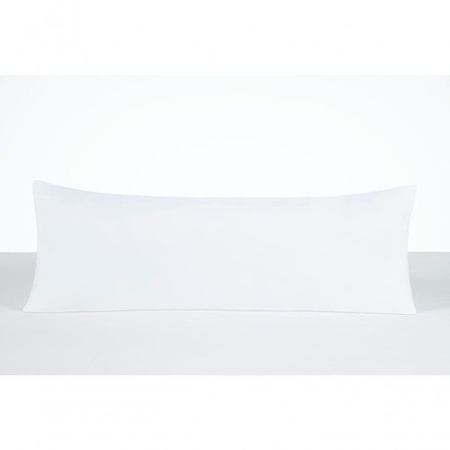 Capa De Travesseiro Para Corpo Xuxão Suavitec Micropercal 200 Fios - Moderno na cor Branco