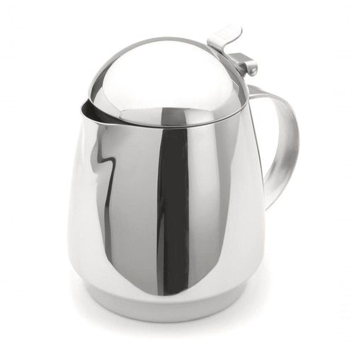 Bule De Aço Inox Com Tampa Alça 550ml Lyr Chá Café Leiteira