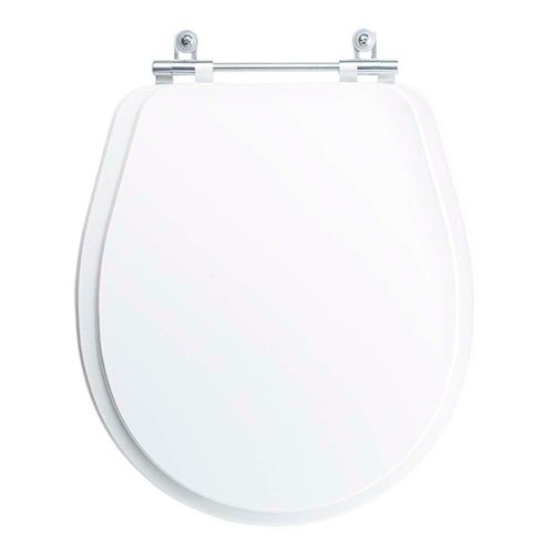 Tampa Vaso Sanitário Poliester Acrilico Aries Branco Para Bacia Eternit