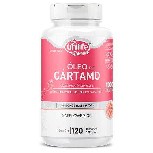 Kit 3 óleo De Cartamo 1000mg Com 120 Cápsulas Unilife