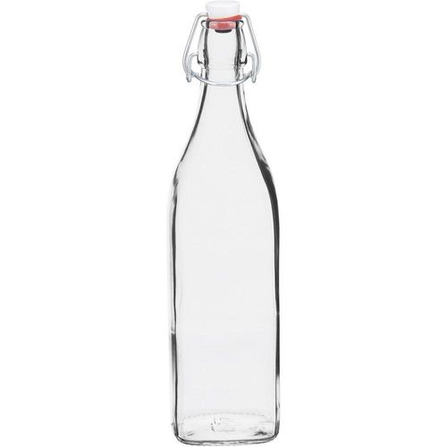 Bormioli Rocco Swing Garrafa 32X8X8Cm 1L Vidro Transp Com Tampa