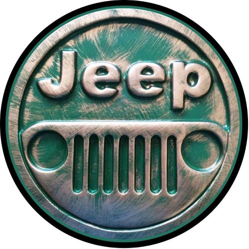 Capa De Estepe Impermeável Resistente Estampada Jeep